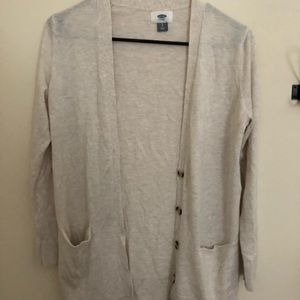 Old Navy tan cardigan/sweater